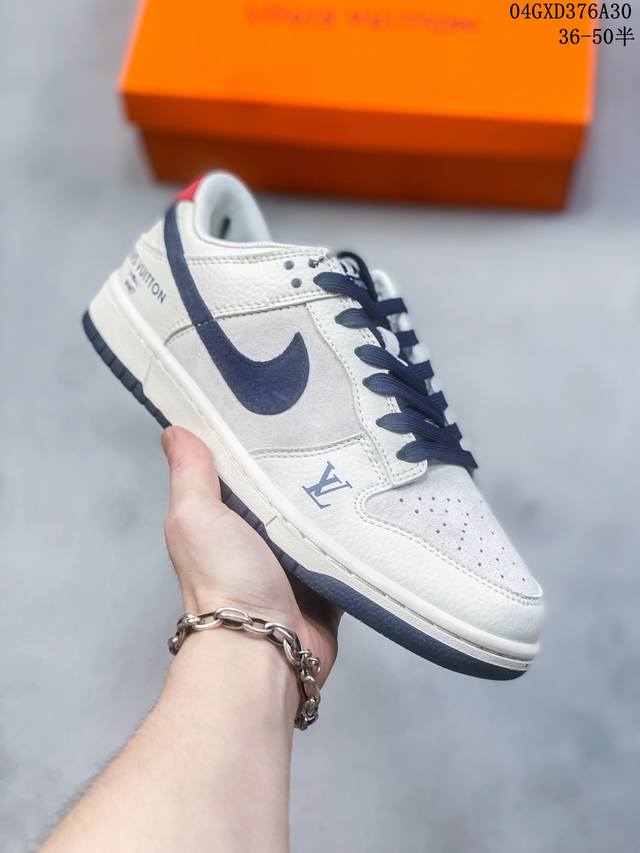 公司级带半码 耐克nike Sb Dunk Low 扣篮系列复古低帮休闲运动滑板板鞋。采用脚感柔软舒适zoomair气垫，有效吸收滑板等极限运动在落地时带来的冲