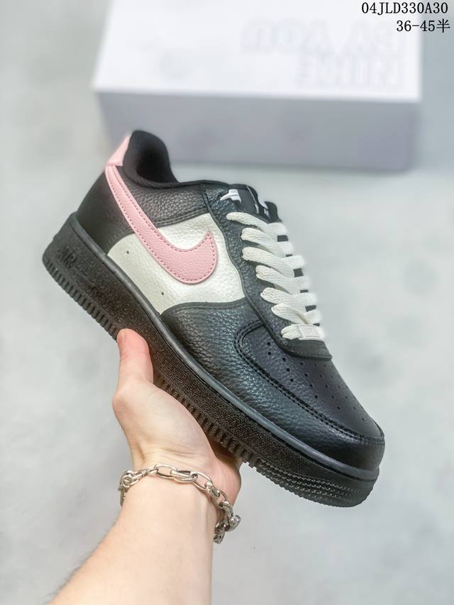 公司级带半码 耐克nike Air Force 1 Low 空军一号低帮休闲板鞋 打造纯正空军版型#专注外贸渠道 全掌内置蜂窝气垫 #原盒配件 原厂中底钢印、拉