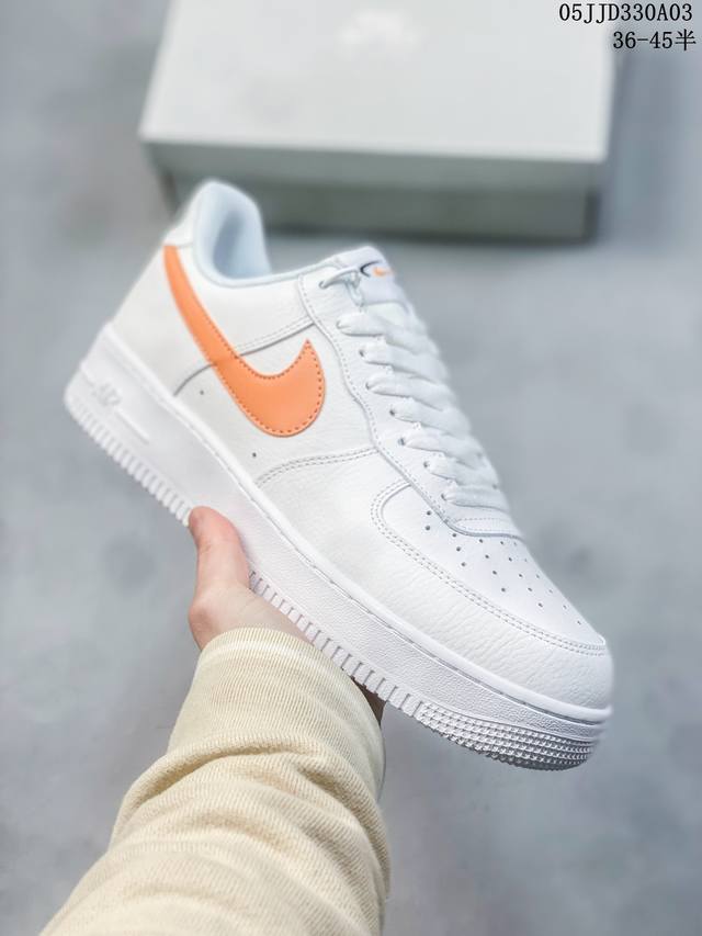 公司级带半码 耐克nike Air Force 1 Low 空军一号低帮休闲板鞋 打造纯正空军版型#专注外贸渠道 全掌内置蜂窝气垫 #原盒配件 原厂中底钢印、拉