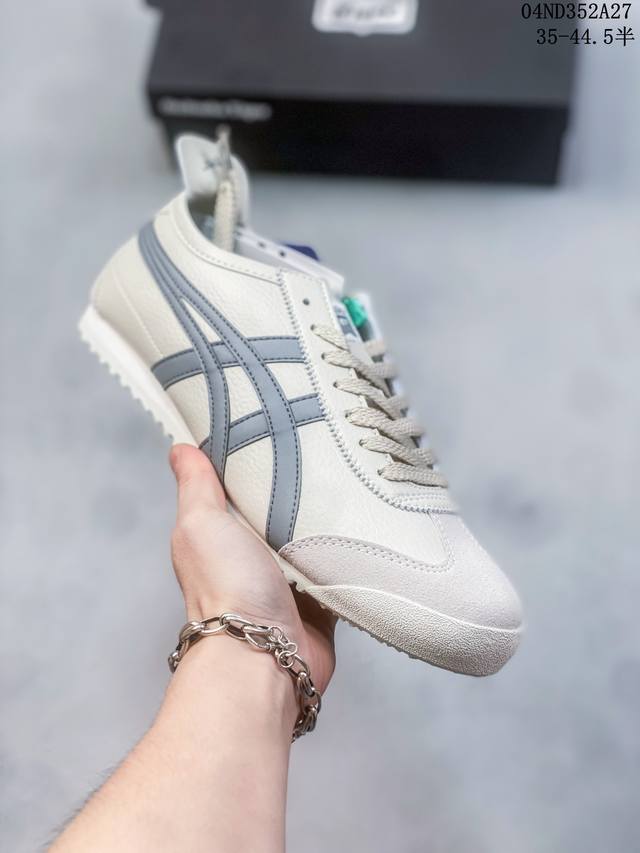 亚瑟士onitsuka Tiger Tokuten 鬼家虎 德训低帮休闲板鞋 1183C086 250 鞋款灵感来源于 年代的室内用鞋,T-Toe 前足补强设计