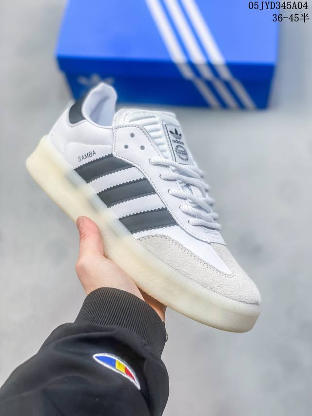 公司级阿迪达斯三叶草adidas Humanrace Samba 桑巴舞系列绅士德训足球风百搭低帮休闲运动板鞋 Size： 36 36 37 38 38 39