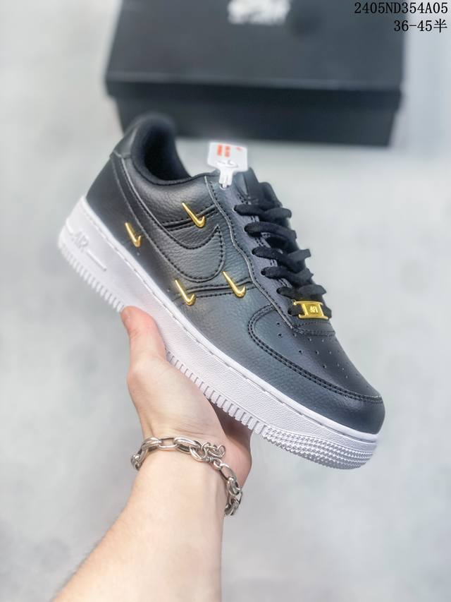 公司级带半码 耐克nike Air Force 1 Low 空军一号低帮休闲板鞋 打造纯正空军版型#专注外贸渠道 全掌内置蜂窝气垫 #原盒配件 原厂中底钢印、拉