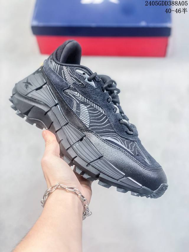 公司级reebok锐步 Zig Kinetica 2.5 Edge 新款跑步鞋 真标原盒 原底原面 市面最高版本 小红书代购平台专供充 货号:Gz1440 尺码