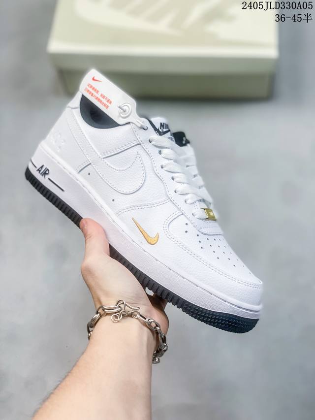 公司级带半码 耐克nike Air Force 1 Low 空军一号低帮休闲板鞋 打造纯正空军版型#专注外贸渠道 全掌内置蜂窝气垫 #原盒配件 原厂中底钢印、拉