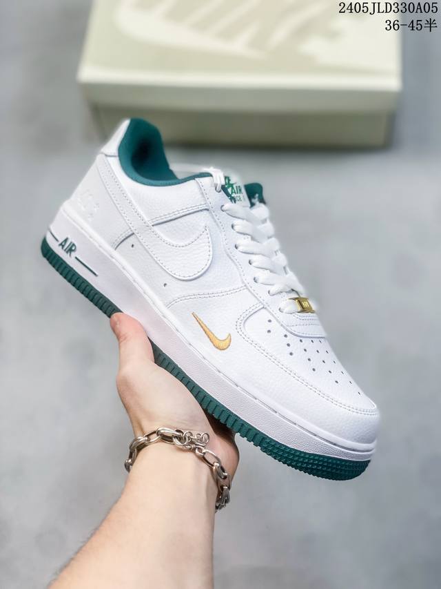 公司级带半码 耐克nike Air Force 1 Low 空军一号低帮休闲板鞋 打造纯正空军版型#专注外贸渠道 全掌内置蜂窝气垫 #原盒配件 原厂中底钢印、拉