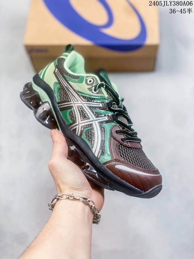 Asics亚瑟士gel-Quantum Kinetic银棕耐磨低帮跑步鞋1203A270-021 尺码：36-45半 05Jly380A06