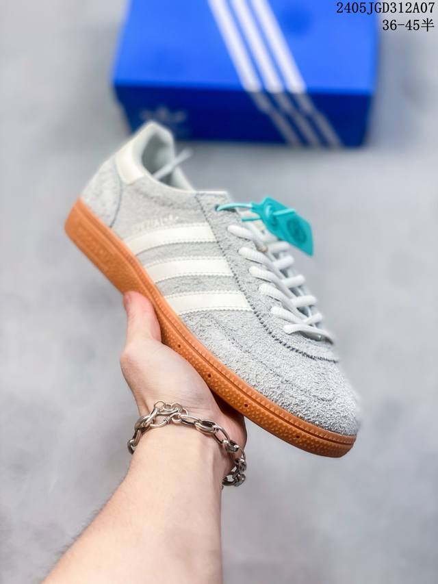 公司级阿迪达斯三叶草adidas Originals Samba Vegan Og”Spd“桑巴舞系列绅士德训足球风百搭低帮休闲运动板鞋 Size：36一45半