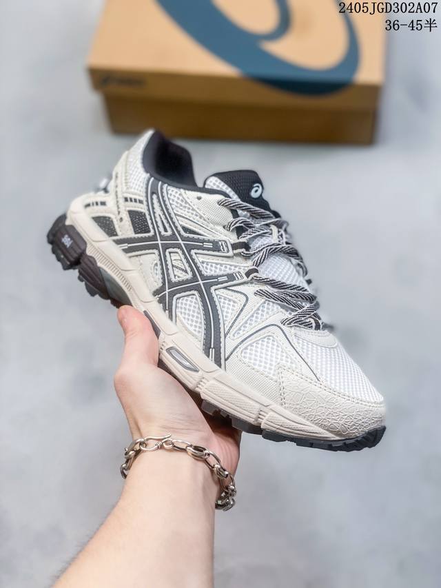 Asics Gel-Kahana 8 亚瑟士运动休闲透气专业跑鞋 进口双层丝纤维工程网布鞋面 轻量舒适透气材质 中底3D可视gel缓震胶效果 升级flytefo