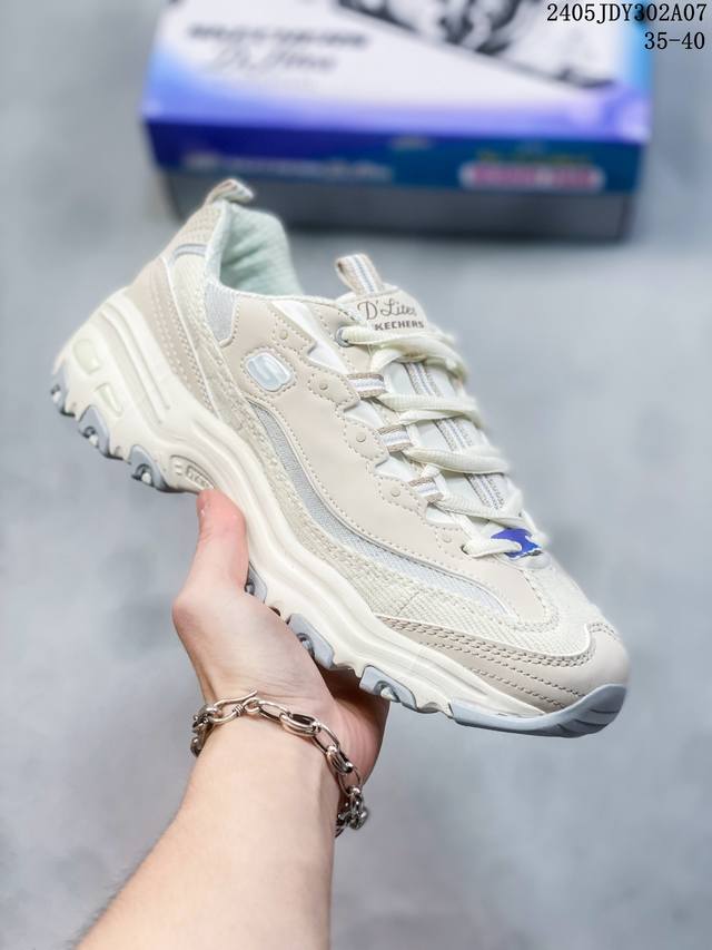 斯凯奇 斯凯捷 真标新品 韩国明星们的新宠思凯奇skechers Mh2 熊猫系列 韩国街头除了nb鞋之外就是这个运动鞋了.Evu增高大底 记忆鞋垫 穿上非常轻