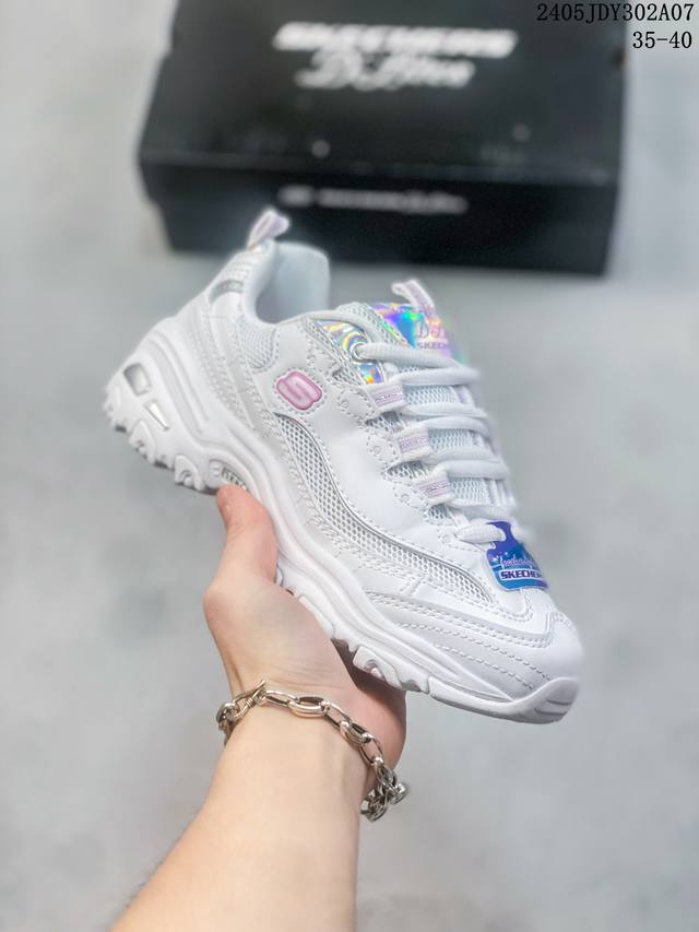 斯凯奇 斯凯捷 真标新品 韩国明星们的新宠思凯奇skechers Mh2 熊猫系列 韩国街头除了nb鞋之外就是这个运动鞋了.Evu增高大底 记忆鞋垫 穿上非常轻