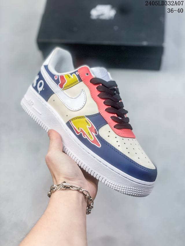 公司级带半码 耐克nike Air Force 1 Low 空军一号低帮休闲板鞋 打造纯正空军版型#专注外贸渠道 全掌内置蜂窝气垫 #原盒配件 原厂中底钢印、拉