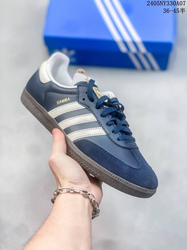 Adidas 阿迪达斯wales Bonner Japan联名日式samba德训鞋情侣款复古运动板鞋休闲鞋 厚底39301Asuoi半 36-45 04Ny33