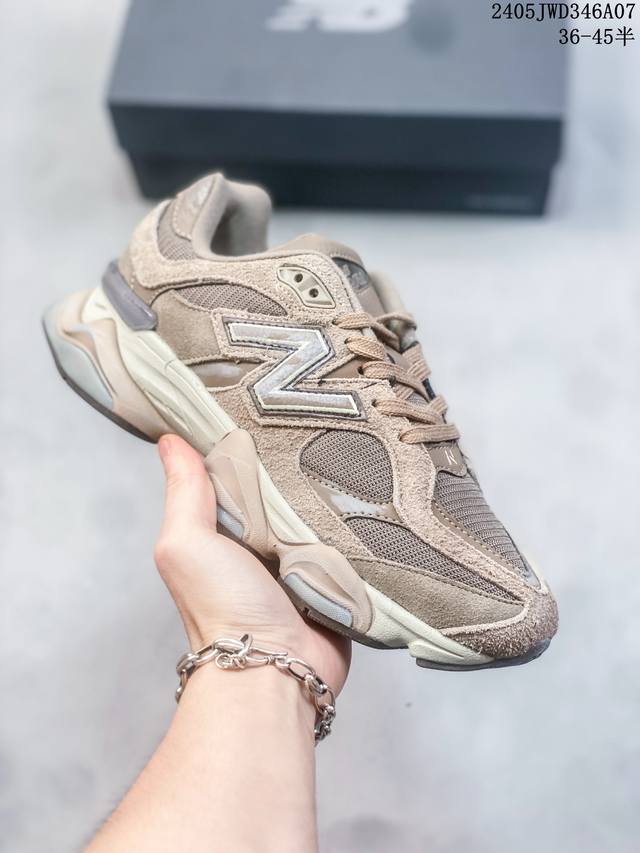 Nb 新百伦 New Balance Nb9060小象蹄男女款9060舒适百搭老爹鞋。全新 9060 款式将经典风格与现代设计融合到日常多功能性中。 9060