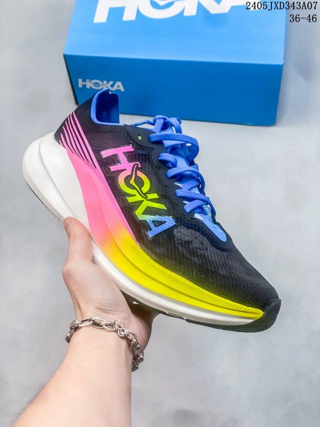 Hoka One One火箭x2男女款rocket X2竞赛回弹轻量保护跑步鞋尺码：36-46 05Jxd343A07