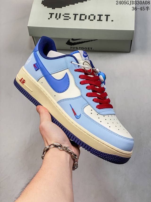 公司级带半码 耐克nike Air Force 1 Low 空军一号低帮休闲板鞋 打造纯正空军版型#专注外贸渠道 全掌内置蜂窝气垫 #原盒配件 原厂中底钢印、拉