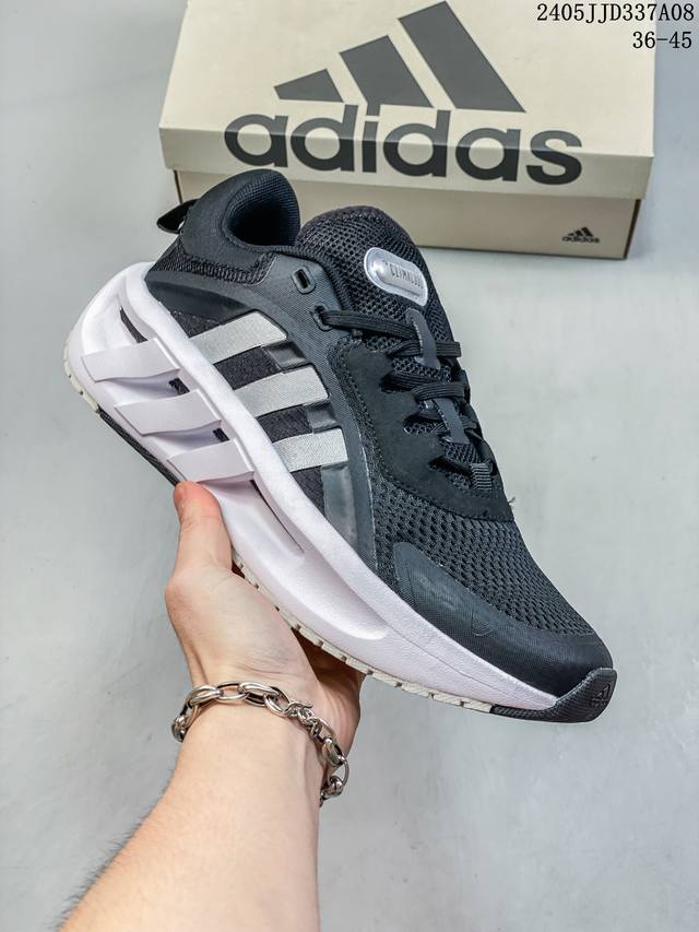 Adidas跑步鞋男2023新款夏季网面轻便透气耐磨休闲运动鞋hq6167 05Jjd337A08