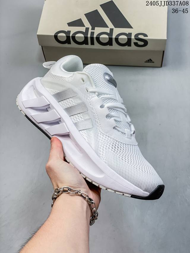 Adidas跑步鞋男2023新款夏季网面轻便透气耐磨休闲运动鞋hq6167 05Jjd337A08