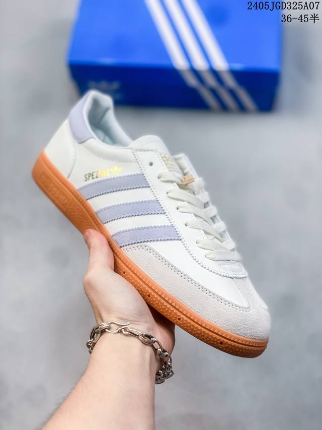 阿迪达斯三叶草adidas Originals Samba Vegan Og”Spd“桑巴舞系列绅士德训足球风百搭低帮休闲运动板鞋 36 36.5 37 38