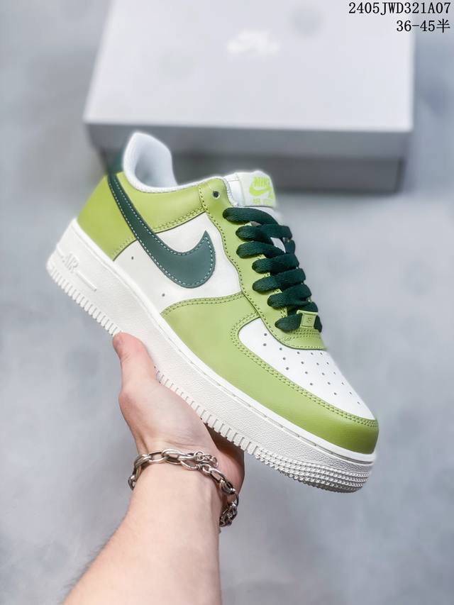 公司级带半码 耐克nike Air Force 1 Low 空军一号低帮休闲板鞋 打造纯正空军版型#专注外贸渠道 全掌内置蜂窝气垫 #原盒配件 原厂中底钢印、拉