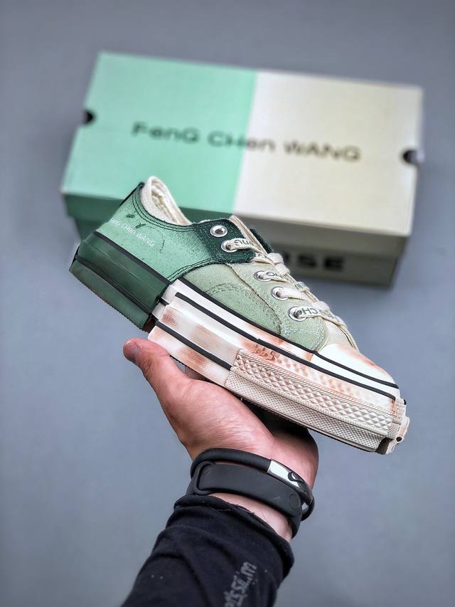 Converse X Feng Chen Wang 2In1 Chuck 70 聚氨酯软pu模压鞋垫 解构重塑联名款 重磅来袭 原版开模耗时研发 市面顶级版本