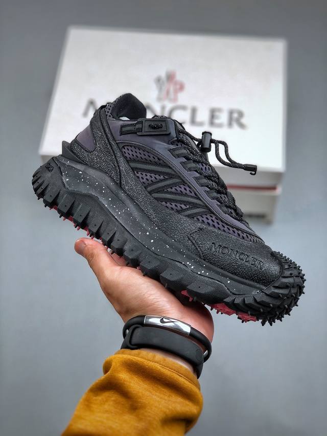 Moncler 盟可睐 蒙口 Trailgrip Gtx 抗撕裂材质山地户外鞋 鞋身采用cordura防撕裂尼龙 Gore-Tex防水材质 中底内置全掌碳板 支