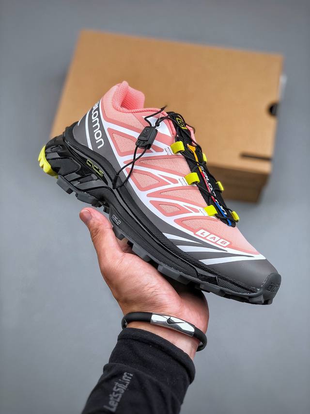 Salomon Xa Pro Xt-6 Expanse 萨洛蒙户外越野跑鞋 鞋面采用sensifit贴合技术 全方位贴合包裹脚型 鞋跟部鞋底牵引设计 提供强大的