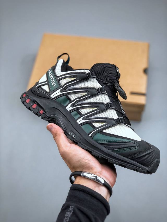 Salomon Xa Pro 3D 萨洛蒙户外越野跑鞋 414677-29 #鞋面采用sensifit贴合技术 全方位贴合包裹脚型 鞋跟部鞋底牵引设计 提供强大