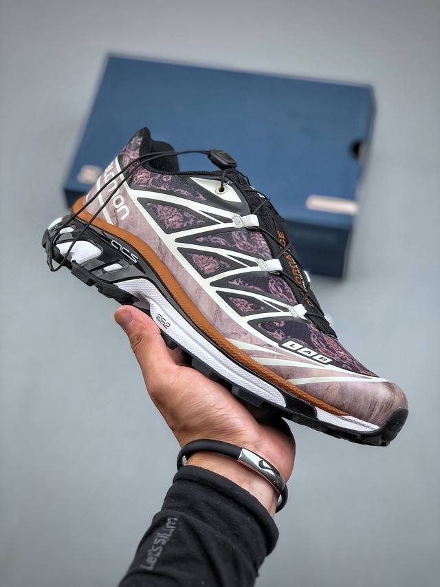 Salomon Xt-6 For Cotd X Costs 萨洛蒙户外越野跑鞋 鞋面采用sensifit贴合技术 全方位贴合包裹脚型 鞋跟部鞋底牵引设计 提供强