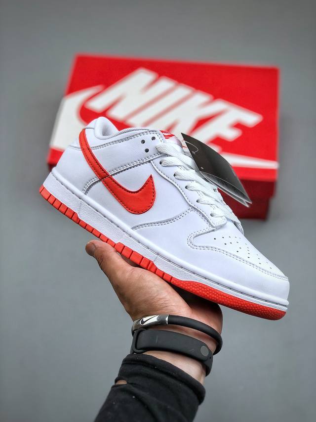 Nike Sb Dunk Low Picante Red 白红 独家版型蒸餾加工帶來的是更好的视觉和脚感体验大厂纯原品质出货 清洁度 电绣工艺 皮料切割干净无任