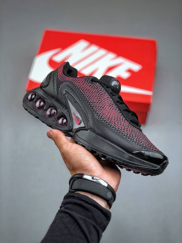 Nike Air Max Dn Anthracite Light Crimson Dn系列低帮豆荚型气垫百搭休闲运动慢跑鞋“黑桃红紫”Hq3732-501 尺码