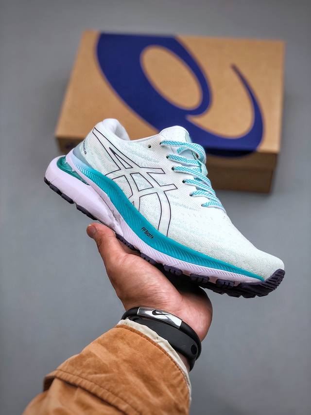 E 亚瑟士asics Gel Kayano 29 系列轻量缓震休闲运动跑步鞋 采用环保太空合成革配合透气网眼布鞋面材质 中底3D可视gel缓震胶效果 升级eva