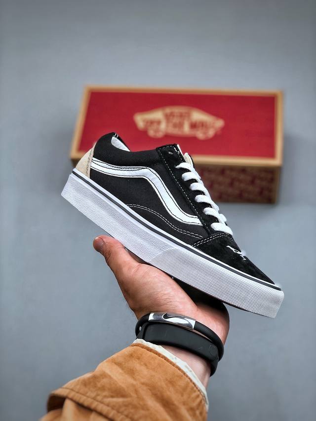 Vans 和平鸽系列！ Vans Authentic和平鸽经典黑白男女帆布拼接低帮运动板鞋vn0009Pvbp 货号：Vn000Cr5Bpb1 尺码：35 36