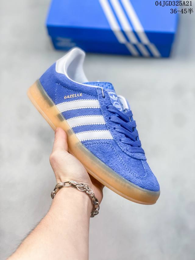 阿迪达斯三叶草adidas Originals Samba Vegan Og”Spd“桑巴舞系列绅士德训足球风百搭低帮休闲运动板鞋 货号:Id6024 尺码：3