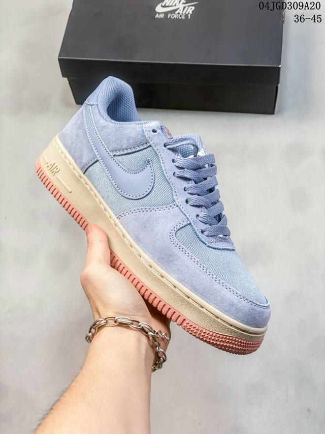 公司级带半码 耐克nike Air Force 1 Low 空军一号低帮休闲板鞋 打造纯正空军版型#专注外贸渠道 全掌内置蜂窝气垫 #原盒配件 原厂中底钢印、拉