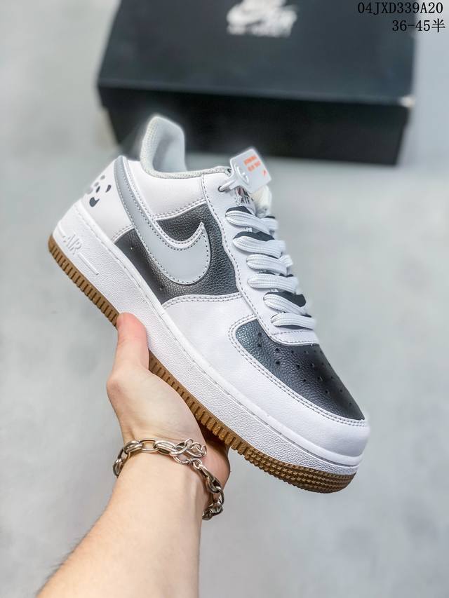 公司级带半码 耐克nike Air Force 1 Low 空军一号低帮休闲板鞋 打造纯正空军版型#专注外贸渠道 全掌内置蜂窝气垫 #原盒配件 原厂中底钢印、拉