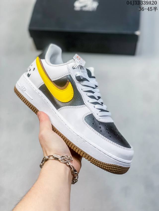 公司级带半码 耐克nike Air Force 1 Low 空军一号低帮休闲板鞋 打造纯正空军版型#专注外贸渠道 全掌内置蜂窝气垫 #原盒配件 原厂中底钢印、拉