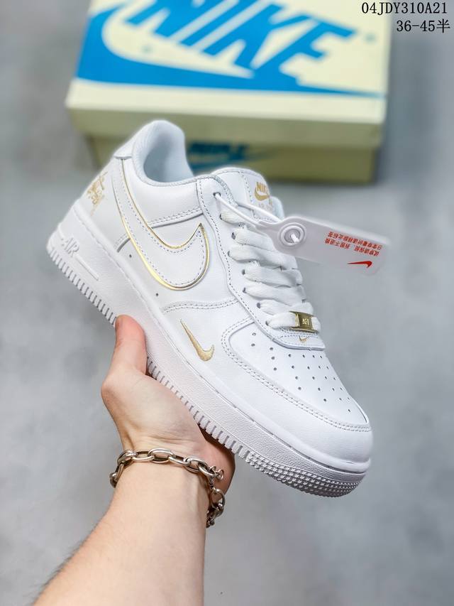 公司级带半码 耐克nike Air Force 1 Low 空军一号低帮休闲板鞋 打造纯正空军版型#专注外贸渠道 全掌内置蜂窝气垫 #原盒配件 原厂中底钢印、拉