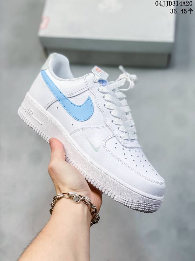 公司级带半码 耐克nike Air Force 1 Low 空军一号低帮休闲板鞋 打造纯正空军版型#专注外贸渠道 全掌内置蜂窝气垫 #原盒配件 原厂中底钢印、拉