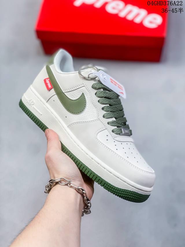 公司级带半码 耐克nike Air Force 1 Low 空军一号低帮休闲板鞋 打造纯正空军版型#专注外贸渠道 全掌内置蜂窝气垫 #原盒配件 原厂中底钢印、拉