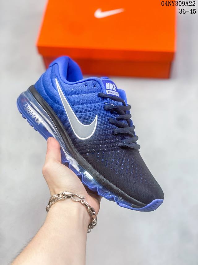 Nike 耐克正品 Air Max 男女全掌气垫透气缓震回弹跑步鞋806771 尺码：36-45 39-45 编码：04Ny309A22