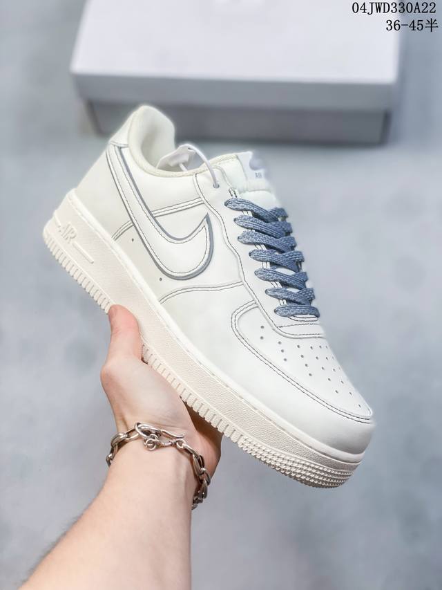 公司级带半码 耐克nike Air Force 1 Low 空军一号低帮休闲板鞋 打造纯正空军版型#专注外贸渠道 全掌内置蜂窝气垫 #原盒配件 原厂中底钢印、拉