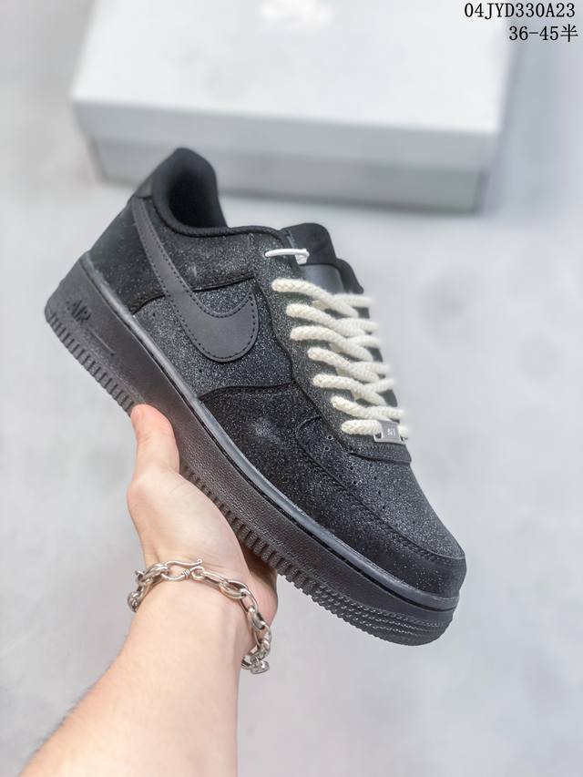 公司级带半码 耐克nike Air Force 1 Low 空军一号低帮休闲板鞋 打造纯正空军版型#专注外贸渠道 全掌内置蜂窝气垫 #原盒配件 原厂中底钢印、拉