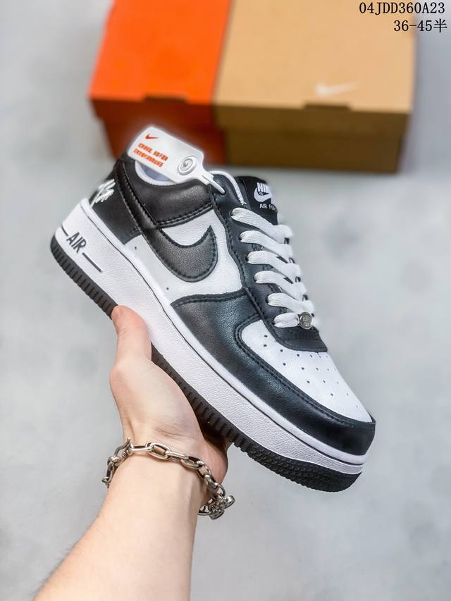 公司级带半码 耐克nike Air Force 1 Low 空军一号低帮休闲板鞋 打造纯正空军版型#专注外贸渠道 全掌内置蜂窝气垫 #原盒配件 原厂中底钢印、拉