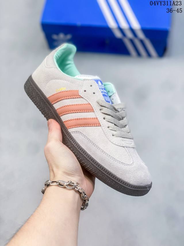 Adidas三叶草男女鞋 Samba Og 德训鞋运动休闲鞋板鞋 Id2047 尺码：36-45 编码：04Vy311A23