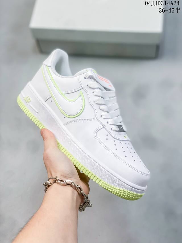 公司级带半码 耐克nike Air Force 1 Low 空军一号低帮休闲板鞋 打造纯正空军版型#专注外贸渠道 全掌内置蜂窝气垫 #原盒配件 原厂中底钢印、拉