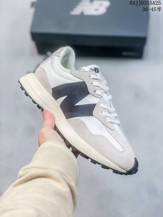 公司级新百伦 New Balance Nb327系列 皮面复古休闲运动慢跑鞋 Ws327Ra全新 New Balance 327 系列，以更纯粹的复古风格设计打