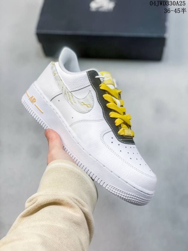 公司级带半码 耐克nike Air Force 1 Low 空军一号低帮休闲板鞋 打造纯正空军版型#专注外贸渠道 全掌内置蜂窝气垫 #原盒配件 原厂中底钢印、拉