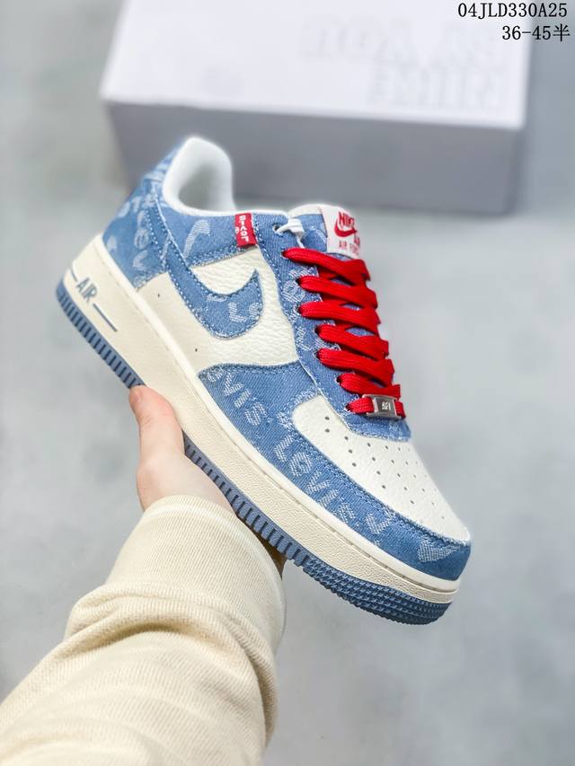 公司级带半码 耐克nike Air Force 1 Low 空军一号低帮休闲板鞋 打造纯正空军版型#专注外贸渠道 全掌内置蜂窝气垫 #原盒配件 原厂中底钢印、拉