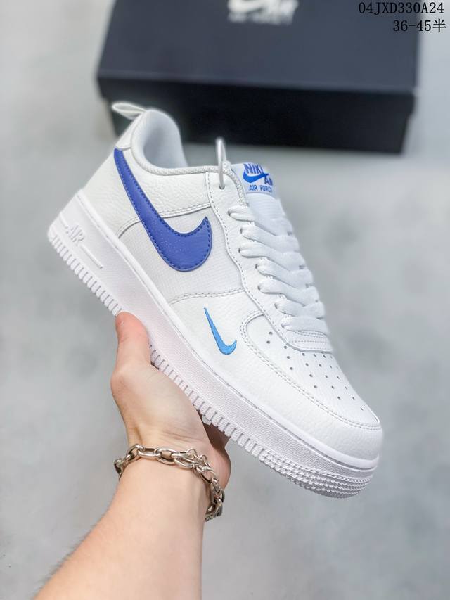 公司级带半码 耐克nike Air Force 1 Low 空军一号低帮休闲板鞋 打造纯正空军版型#专注外贸渠道 全掌内置蜂窝气垫 #原盒配件 原厂中底钢印、拉