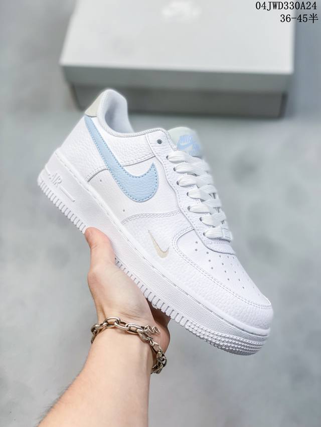 公司级带半码 耐克nike Air Force 1 Low 空军一号低帮休闲板鞋 打造纯正空军版型#专注外贸渠道 全掌内置蜂窝气垫 #原盒配件 原厂中底钢印、拉